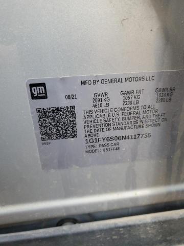 2022 CHEVROLET BOLT EUV L - 1G1FY6S06N4117755