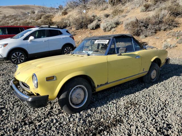 FIAT SPIDER 1973 yellow   124CS101138566 photo #1