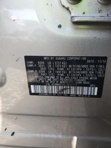 2020 SUBARU ASCENT LIM 4S4WMAPD8L3432377