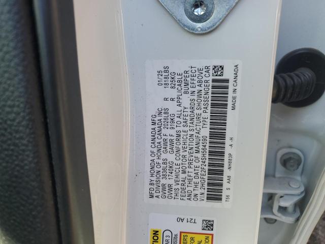 2025 HONDA CIVIC LX - 2HGFE2F24SH564590