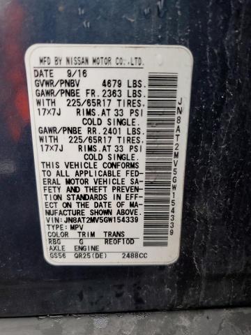 2016 NISSAN ROGUE S - JN8AT2MV5GW154339