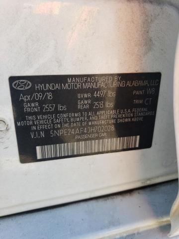 2018 HYUNDAI SONATA SE - 5NPE24AF4JH702028