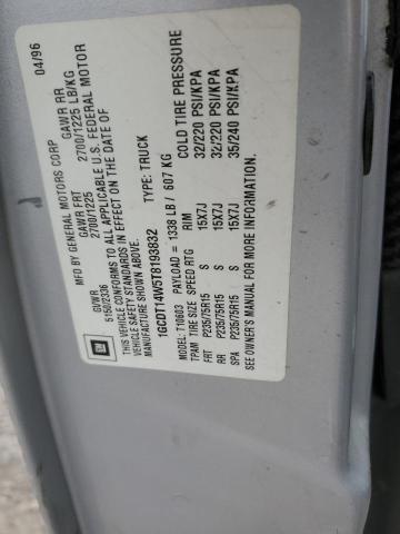 1996 CHEVROLET S TRUCK S1 #3259883397