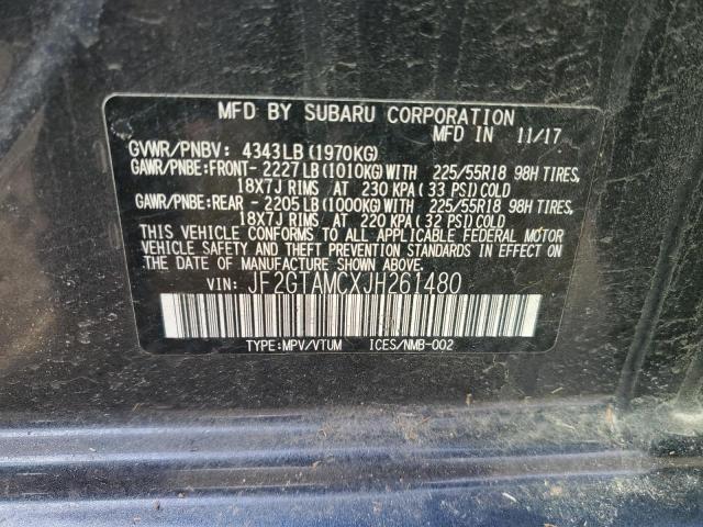 2018 SUBARU CROSSTREK JF2GTAMCXJH261480