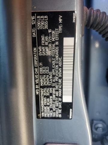 2017 VOLVO XC60 T5 DY YV440MRR4H2114817
