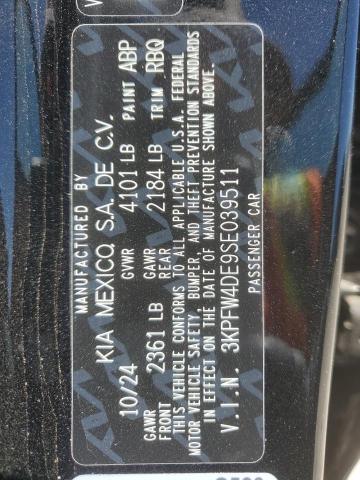 2025 KIA K4 GT LINE - 3KPFW4DE9SE039511
