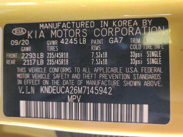 2021 KIA SELTOS S - KNDEUCA26M7145942