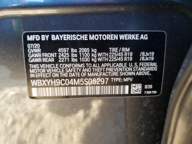 2021 BMW X2 SDRIVE2 WBXYH9C04M5S06297