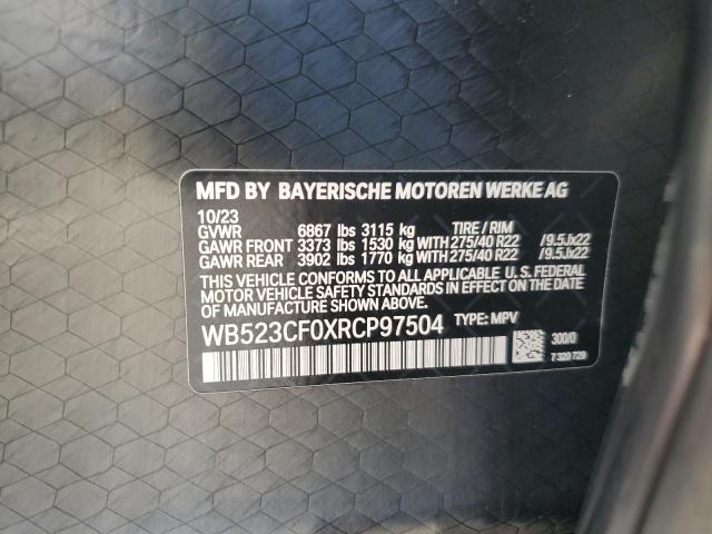 2024 BMW IX XDRIVE5 WB523CF0XRCP97504