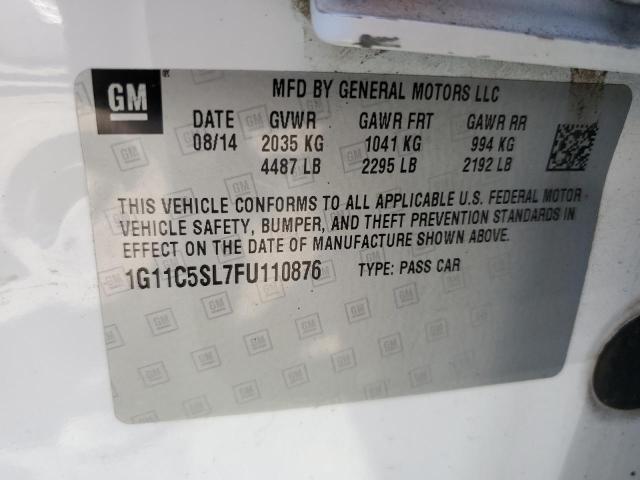 2015 CHEVROLET MALIBU 1LT - 1G11C5SL7FU110876