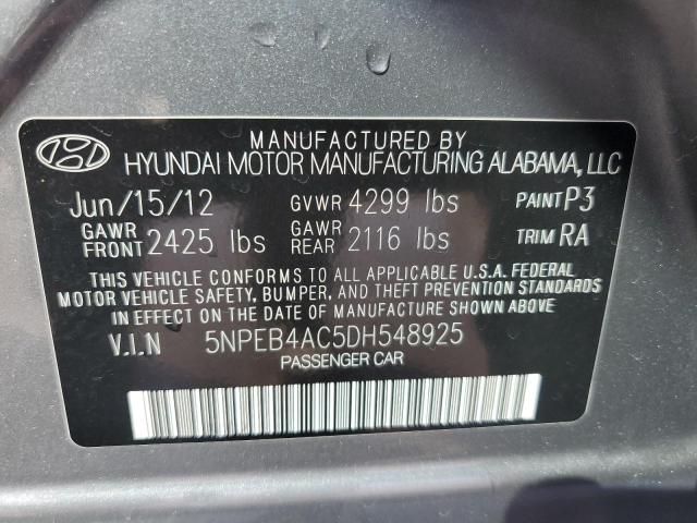 5npeb4ac5dh548925 - 2013 Hyundai Sonata Gls - #48541445
