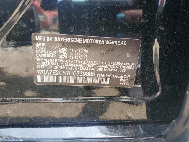 2017 BMW 740 I - WBA7E2C57HG739885