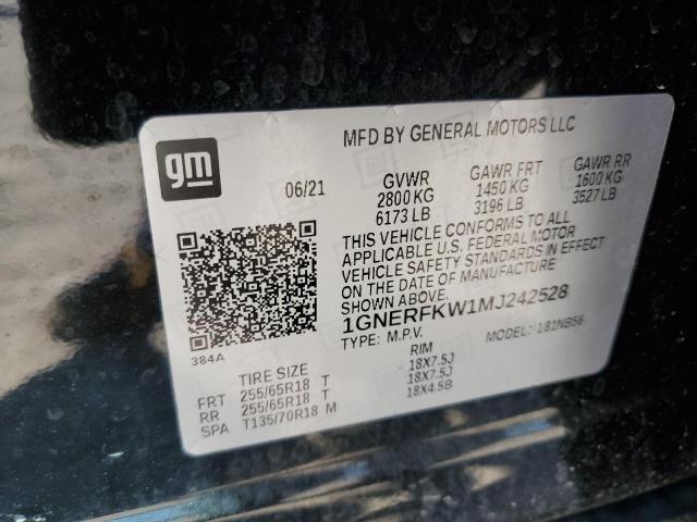 2021 CHEVROLET TRAVERSE L - 1GNERFKW1MJ242528
