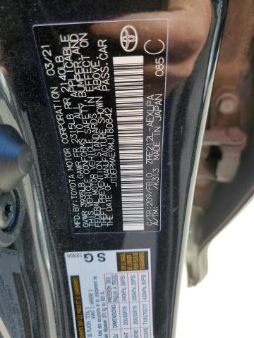 2021 TOYOTA COROLLA LE - JTDEPMAE9MJ180842