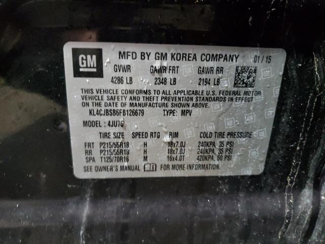 2015 BUICK ENCORE CON - KL4CJBSB6FB126679