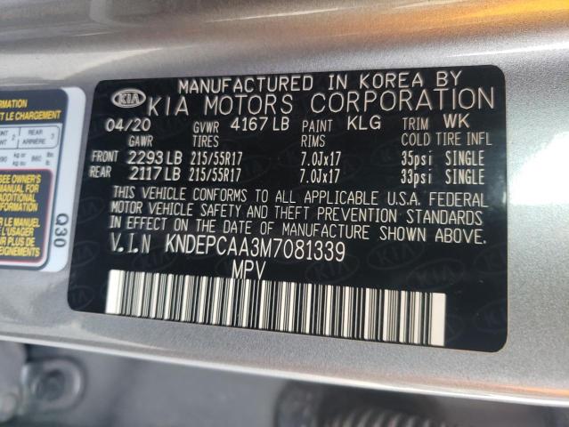 2021 KIA SELTOS LX - KNDEPCAA3M7081339