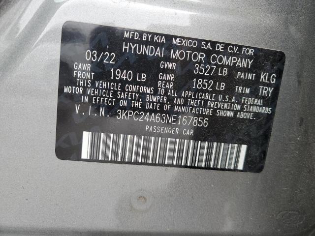 2022 HYUNDAI ACCENT SE - 3KPC24A63NE167856