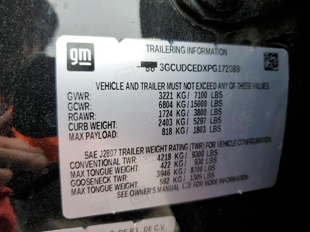 2023 CHEVROLET SILVERADO - 3GCUDCEDXPG172089