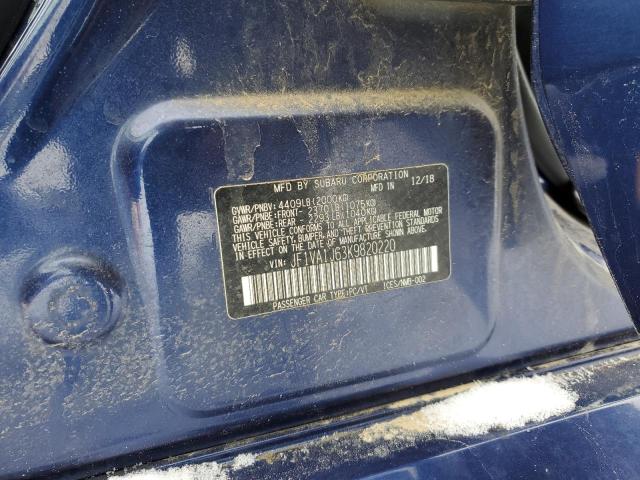 2019 SUBARU WRX LIMITE JF1VA1J63K9820220