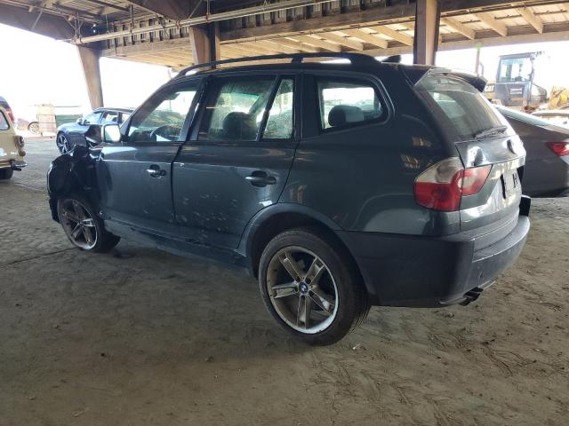 BMW X3 3.0I 2005 gray  gas WBXPA93465WD20867 photo #3