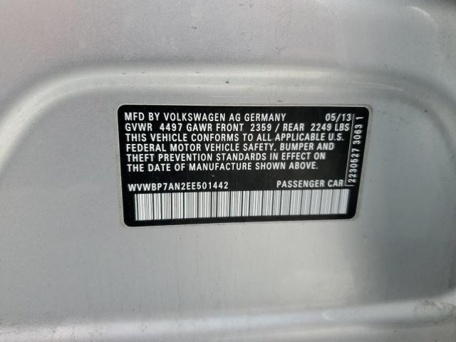 2014 VOLKSWAGEN CC - WVWBP7AN2EE501442