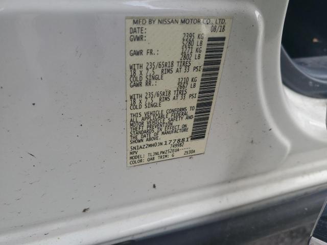 2018 NISSAN MURANO S - 5N1AZ2MH0JN177881
