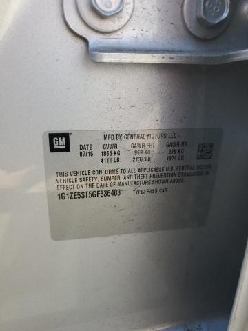 2016 CHEVROLET MALIBU 4D 1G1ZE5ST5GF336403