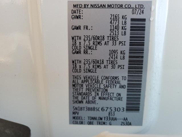 2025 NISSAN ROGUE SV - 5N1BT3BB8SC675303