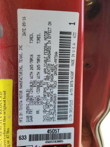 2017 TOYOTA TACOMA DOU - 5TFCZ5AN9HX056869