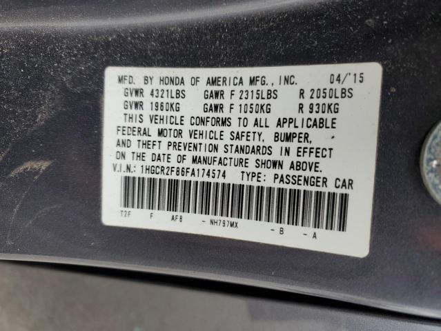2015 HONDA ACCORD EXL - 1HGCR2F86FA174574