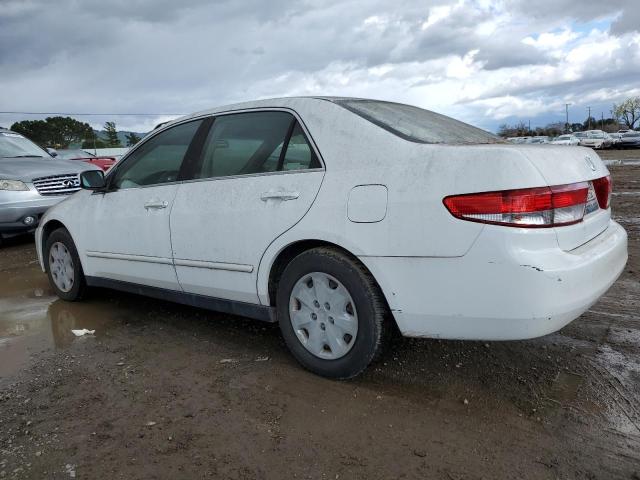 HONDA ACCORD LX 2003 white  gas JHMCM56333C022317 photo #3