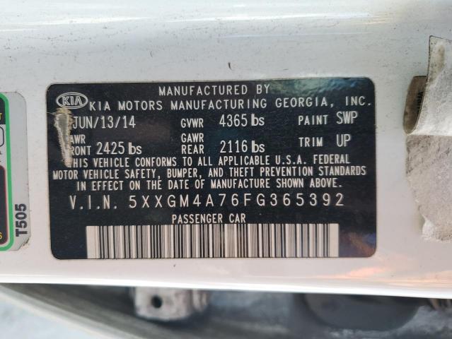 2015 KIA OPTIMA LX 5XXGM4A76FG365392
