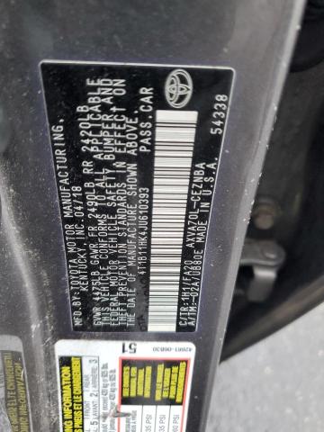 2018 TOYOTA CAMRY L - 4T1B11HK4JU610393