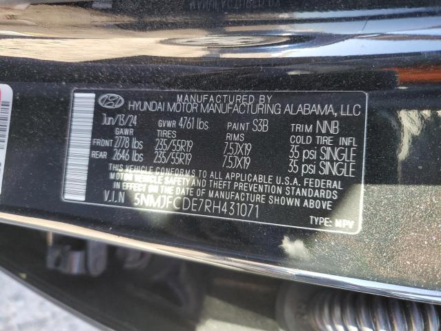 2024 HYUNDAI TUCSON SEL - 5NMJFCDE7RH431071