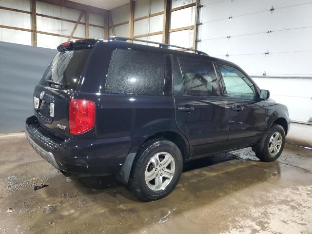 HONDA PILOT EXL 2005 black  gas 5FNYF18525B051676 photo #4