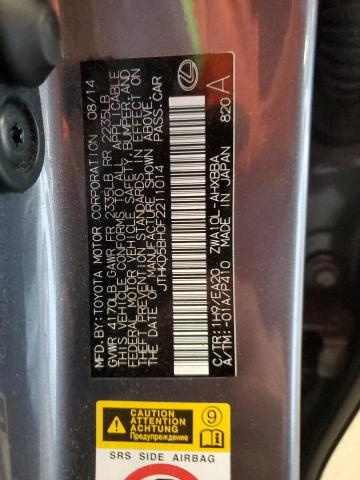 2015 LEXUS CT 200 JTHKD5BH0F2211014
