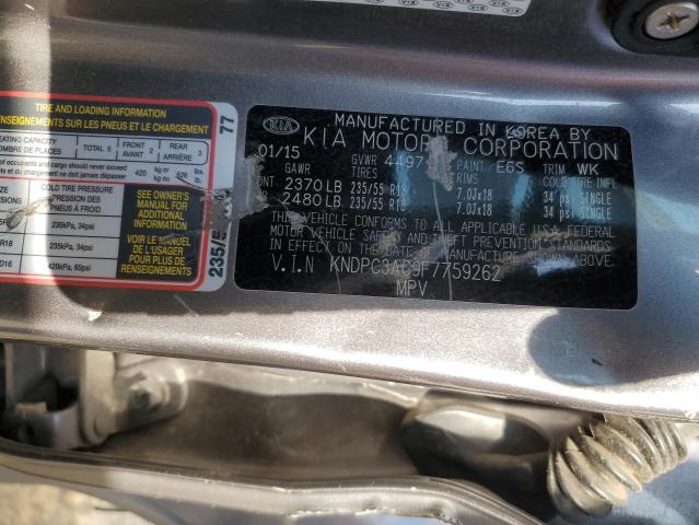 2015 KIA SPORTAGE E - KNDPC3AC9F7759262