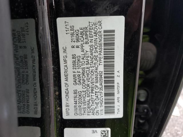 2018 HONDA ACCORD SPO #3304888564