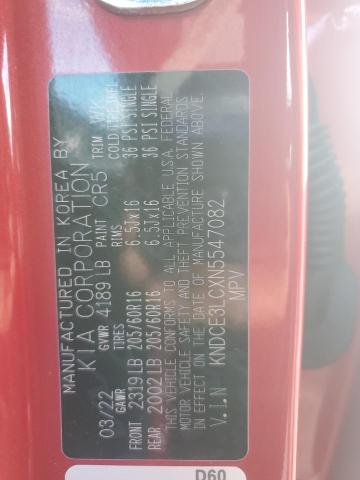 2022 KIA NIRO EX PR KNDCE3LCXN5547082