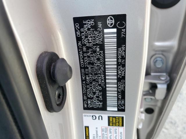 2021 TOYOTA PRIUS PRIM - JTDKAMFP5M3165564