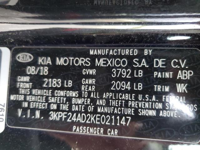 2019 KIA FORTE FE - 3KPF24AD2KE021147