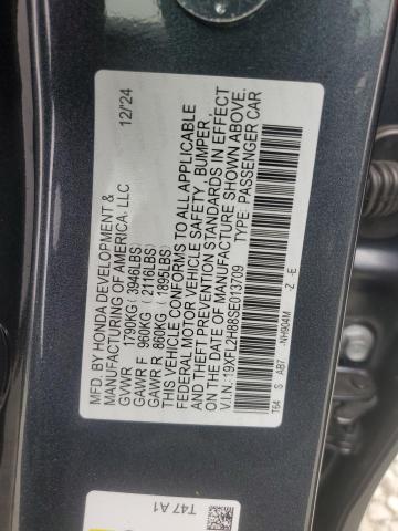 2025 HONDA CIVIC SPOR - 19XFL2H88SE013709