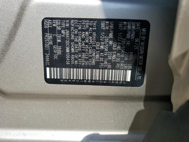 2021 NISSAN ROGUE PLAT JN8AT3DC9MW106438