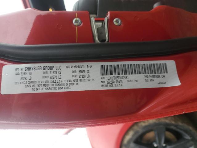 2015 DODGE DART SXT - 1C3CDFBB5FD102161