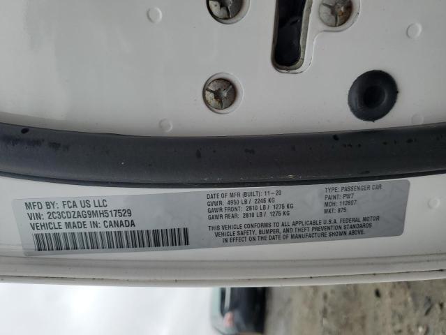 2021 DODGE CHALLENGER - 2C3CDZAG9MH517529