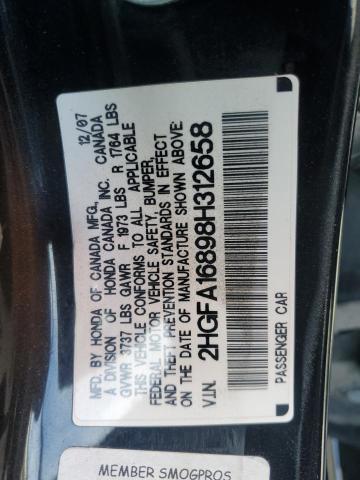 2008 HONDA CIVIC EX #3267228157