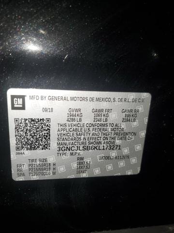 2019 CHEVROLET TRAX 1LT - 3GNCJLSB6KL173271