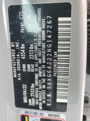 2022 KIA K5 GT LINE - 5XXG64J22NG147267