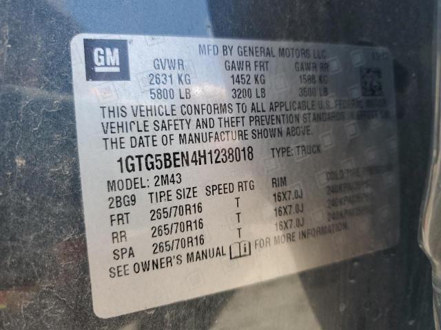 2017 GMC CANYON - 1GTG5BEN4H1238018