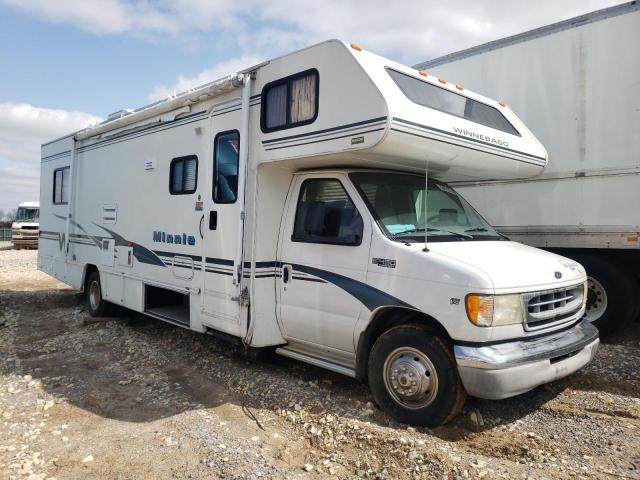 WINNEBAGO MINNIE 2002 white cutaway gas 1FDXE45S92HB21336 photo #1